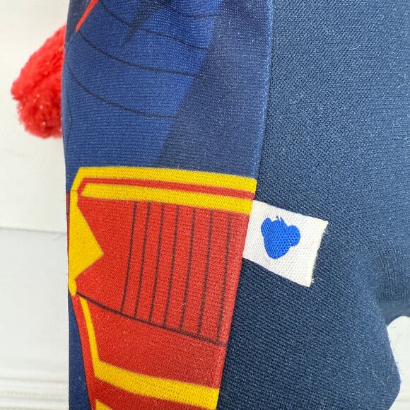 Build a Bear Captain Marvel Plush Red Glitter Bear Superhero Stuffed Animal 16" - Picture 5 of 15